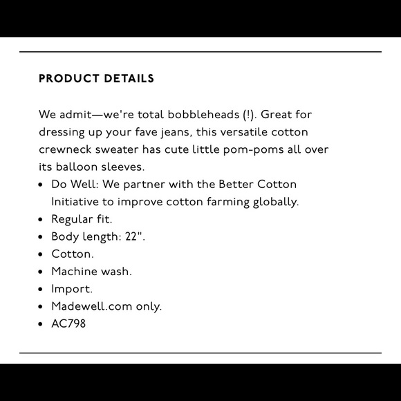 Madewell pink bobble pullover sweater - Picture 6 of 6